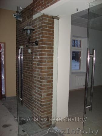 Стеклянные двери, перегородки, ограждения.Минск, Брест, Витебск, Могилев, Гродно - Изображение #1, Объявление #15744