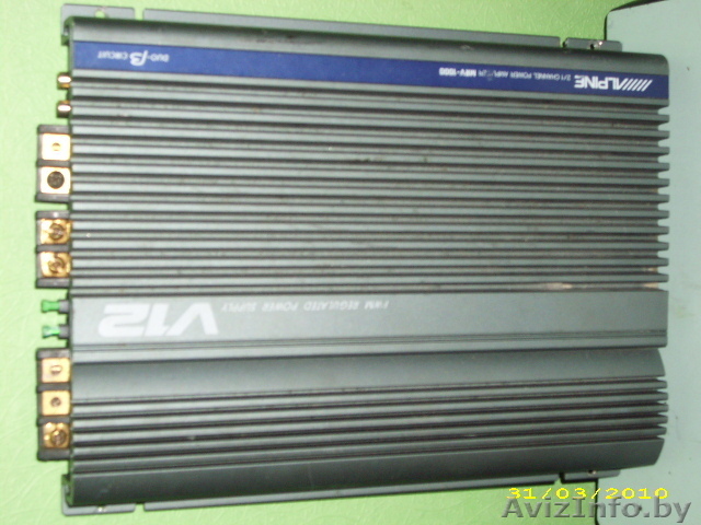 Продам усилитель автомобильный Alpine 2/1 channel power ampliter MRV-1000 - Изображение #1, Объявление #19330