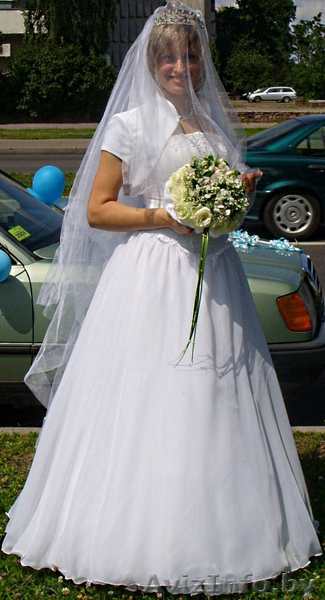 СВАДЕБНОЕ БЕЛОСНЕЖНОЕ ПЛАТЬЕ ДЛЯ ТОРЖЕСТВА  - Изображение #1, Объявление #77223
