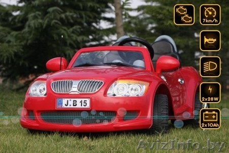 Детский электромобиль "GRAND AUTO BMW Z4" (красный) двухместный - Изображение #1, Объявление #99446