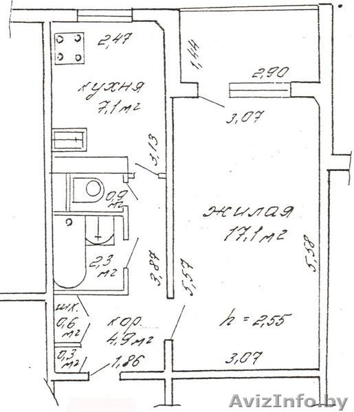 Квартира 1 комнатная  - Изображение #1, Объявление #100279