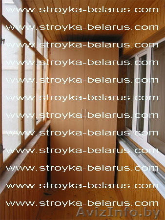 ОБШИВКА ВАГОНКОЙ БАЛКОНОВ И ЛОДЖИЙ ОБИВКА ЕВРОВАГОНКОЙ, БЛОК ХАУЗ низкие цены - Изображение #1, Объявление #102801