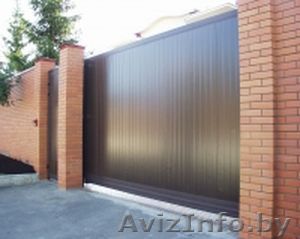 ворота откатные с привод и без привода - Изображение #1, Объявление #141581