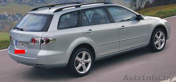  Mazda 6 крышка багажника с небольшим повреждением (серебрис)  - Изображение #1, Объявление #181309