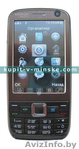 Сотовый телефон китайский nokia  E72++ TV 2sim купить за 87$ - Изображение #1, Объявление #186927