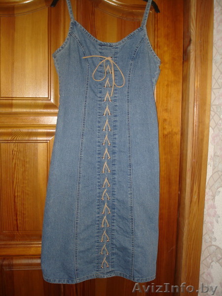 сарафан джинсовый, 42-44р., очень дёшево - Изображение #1, Объявление #203353