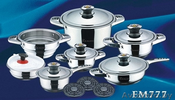 Набор посуды Reality FM-778 - Посуда Reality из нержавеющей стали.  - Изображение #1, Объявление #227360