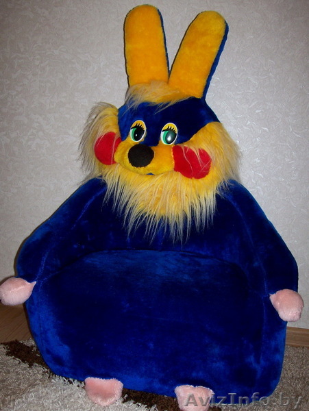 Игрушка кресло-заяц мягкая - Изображение #1, Объявление #216877