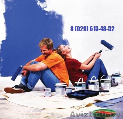 Оклейка обоев. Покраска стен и потолка. - Изображение #1, Объявление #257530