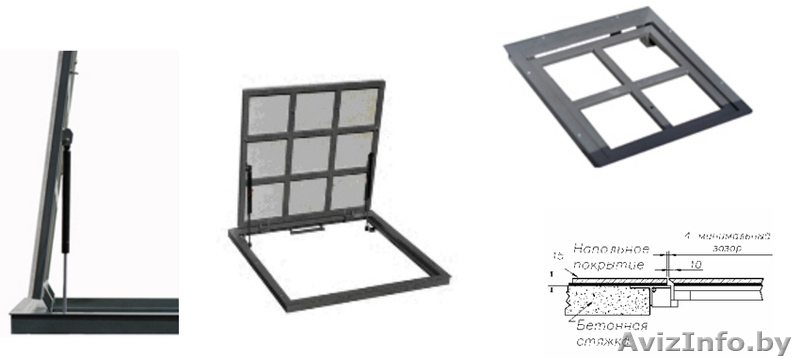 Люки напольные с подъемным механизмом - Изображение #1, Объявление #319139