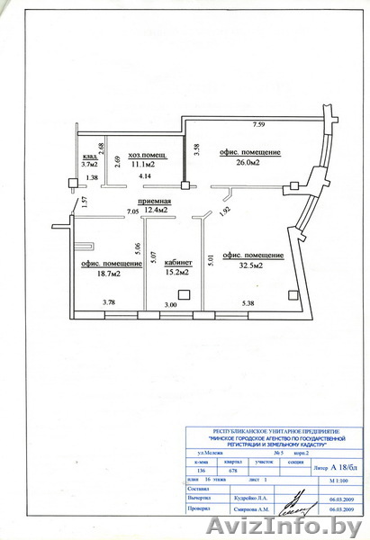 Офис в 119 м2 в аренду - Изображение #1, Объявление #326989
