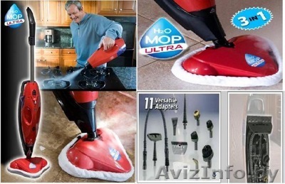 H2O Mop Ultra (3 в 1) + 11 дополнительных насадок - Изображение #1, Объявление #351699