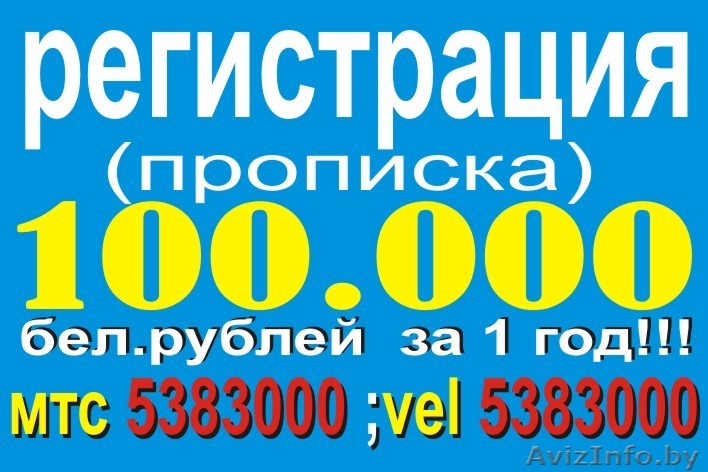 Окажу помощь в регистрации граждан РБ и СНГ - Изображение #1, Объявление #350095
