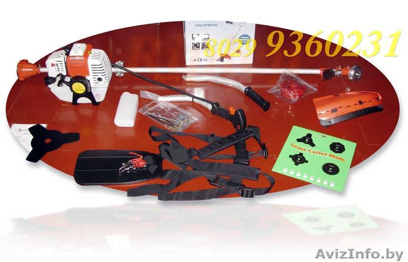 Бензиновый триммер (бензокоса, мотокоса) UNISTAR 3.5 kWt. Гарантия, доставка - Изображение #1, Объявление #354857