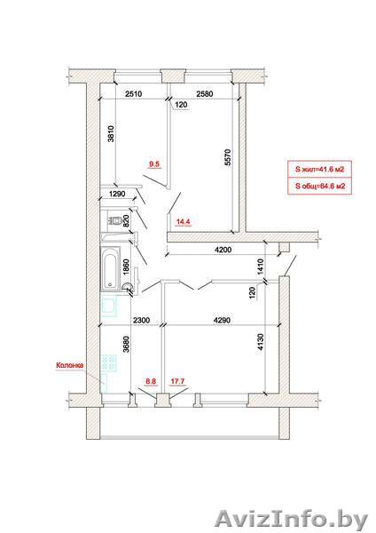 Обмен или продажа 3-х комнатной квартиры - Изображение #1, Объявление #376291