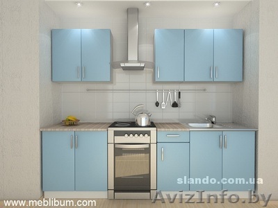 кухня из ДСП голубая р-р 2.0.СКИФ - Изображение #1, Объявление #345144