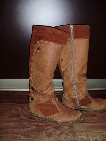 Зимние сапоги натуральная кожа и замш  р.37 - Изображение #1, Объявление #455429