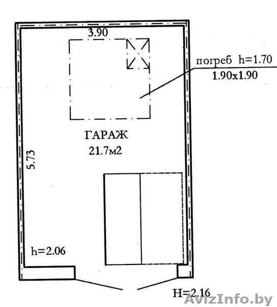 Гараж капитальный ГК Степянка-16 - Изображение #1, Объявление #612083
