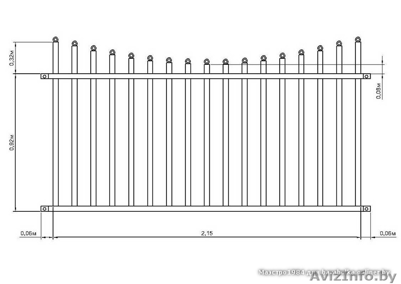 Продам маталлический сварной забор - Изображение #1, Объявление #651373