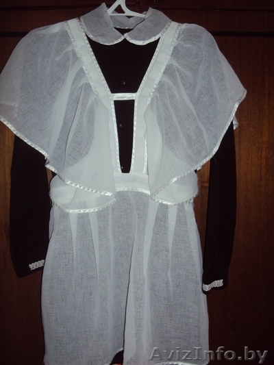 Совесткое школьное платье с белым передником! - Изображение #1, Объявление #658030