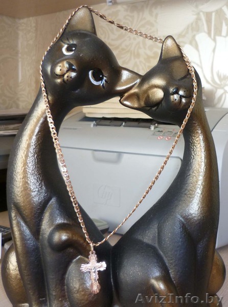 Цепочка с крестиком 585 проба - Изображение #1, Объявление #664240