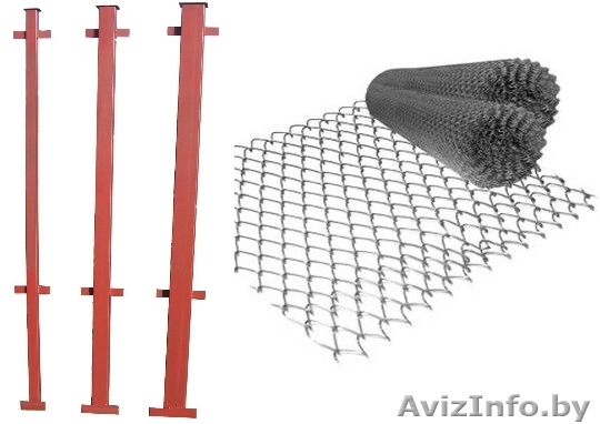 Сетка-рабица оцинкованная / сетка рабица черная - Изображение #1, Объявление #706151