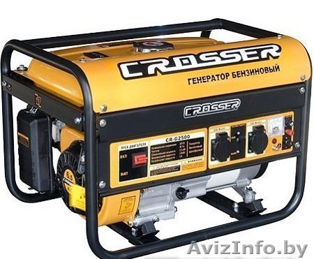 Генератор  (Бензиновая электростанция)  Бензогенератор  CROSSER CR-G2500.  - Изображение #1, Объявление #716399