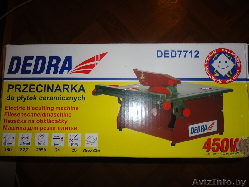 МАШИНКА ДЛЯ РЕЗКИ ПЛИТКИ - Изображение #1, Объявление #728832