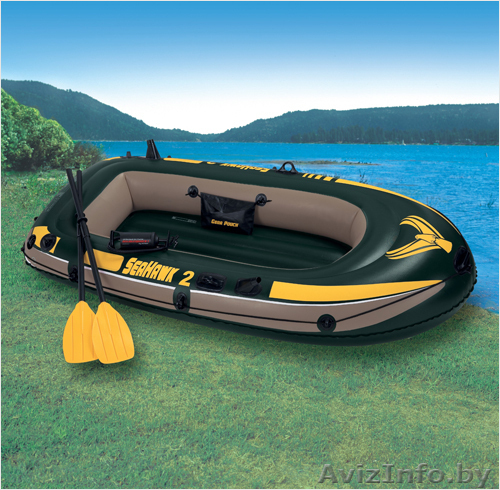 Надувная лодка ПВХ Seahawk 2 (до 200кг) 236х114х41см купить ... - Изображение #1, Объявление #746152