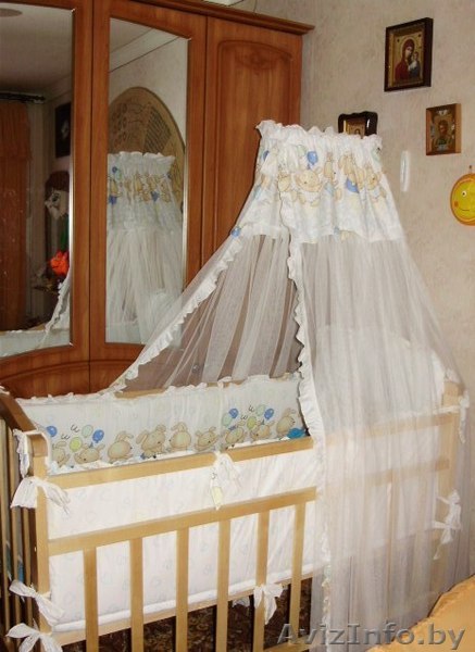 Продам кроватку+комплект в кроватку+матрасик - Изображение #1, Объявление #755631