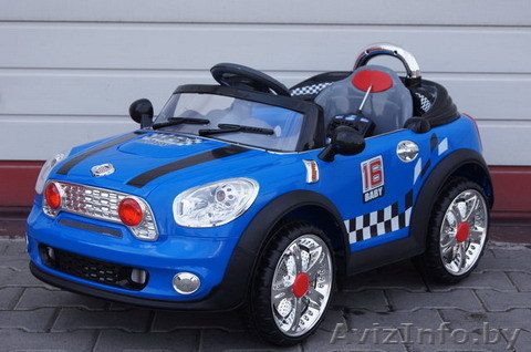 Машина детская на аккумуляторе Мини Купер  MINI Cooper S (радиоуправление, MP3,  - Изображение #1, Объявление #769503