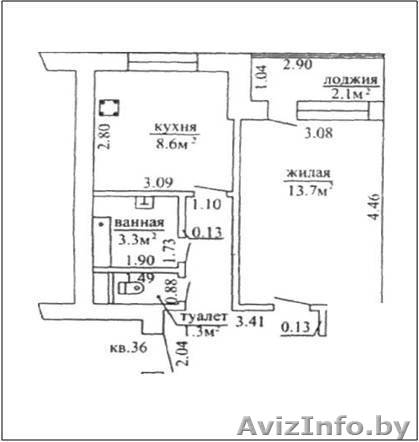 двухкомнатная квартира в Атолино - Изображение #1, Объявление #782267