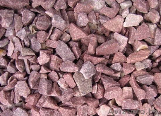 Щебень гранитный красный (розовый) и серый в мешках фасованный. Доставка. - Изображение #1, Объявление #776595