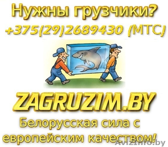 zagruzim.by - лучшие грузчики. Нал! Безнал! - Изображение #1, Объявление #861284