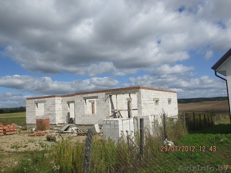 Дом д. Цнянка недостроенный 12х16 м - Изображение #1, Объявление #851632