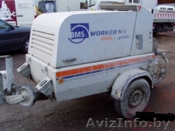 бетононасос стационарный (пневмонагнетатель) BMS Worker №1 Sigma - Изображение #1, Объявление #879385