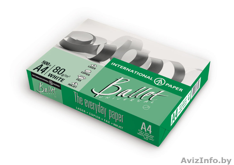 бумага А4 Ballet 500 страниц, 30.000 бел.руб. - Изображение #1, Объявление #955426