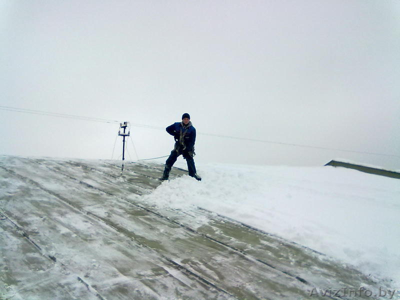 Очистка крыш от снега и наледи 375 29 6522940 - Изображение #1, Объявление #984854