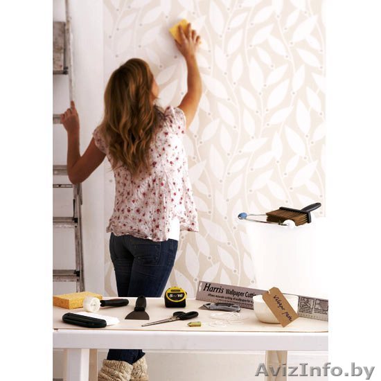 Шпаклюем и клеим обои - Изображение #1, Объявление #977362