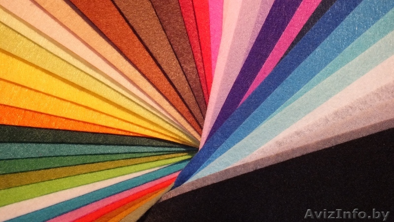 Фетр лист 200*300*1 мм 100% полиэстер - Изображение #1, Объявление #980092