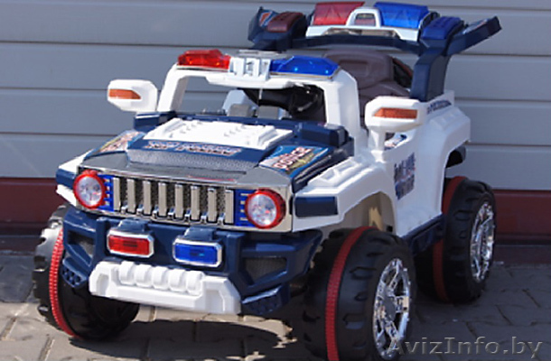 Детский электромобиль джип POLICE внедорожник - Изображение #1, Объявление #997512