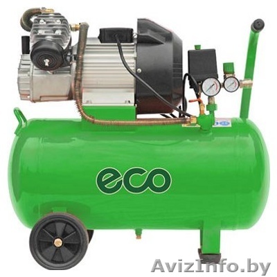 Компрессор ECO AE-502 (2,2кВт, 50л, 2 цилиндра) Доставка по Беларуси. - Изображение #1, Объявление #1012799