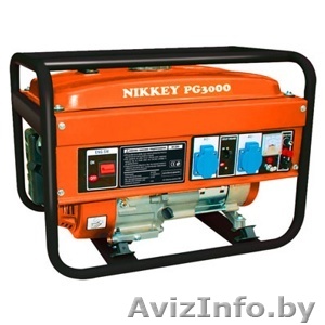 Генератор / бензиновая электростанция / бензогенератор NIKKEY PG 3000 12/220V  - Изображение #1, Объявление #1011392