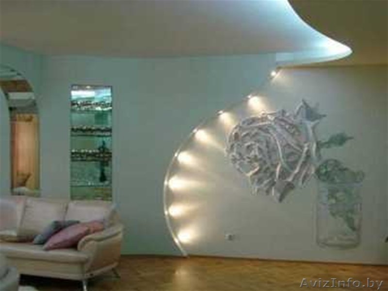 Потолки из гипсокартона, ниши, арки, стены, перегородки. - Изображение #1, Объявление #1018603