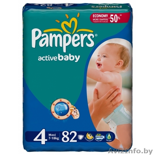 Памперс 4+ 82 шт. польша - Изображение #1, Объявление #1018320