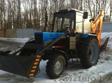 Аренда экскаватора-погрузчика на базе МТЗ82.1 с ковшом - Изображение #1, Объявление #1038517