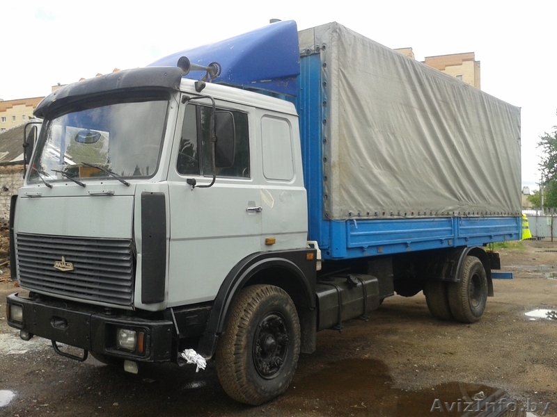 Грузоперевозки МАЗ 53366 тент - Изображение #1, Объявление #1077656