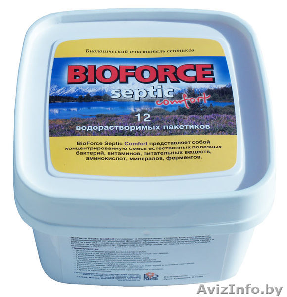 BIOFORCE Septic Comfort БИОЛОГИЧЕСКИЙ ОЧИСТИТЕЛЬ СЕПТИКОВ  - Изображение #1, Объявление #109684