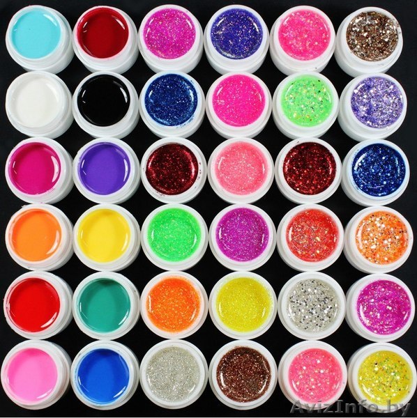 цветные гели, лампа уф, наборы для наращивания - Изображение #1, Объявление #1066420