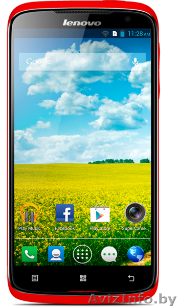 Новые телефоны Lenovo S820 красный - Изображение #1, Объявление #1067764